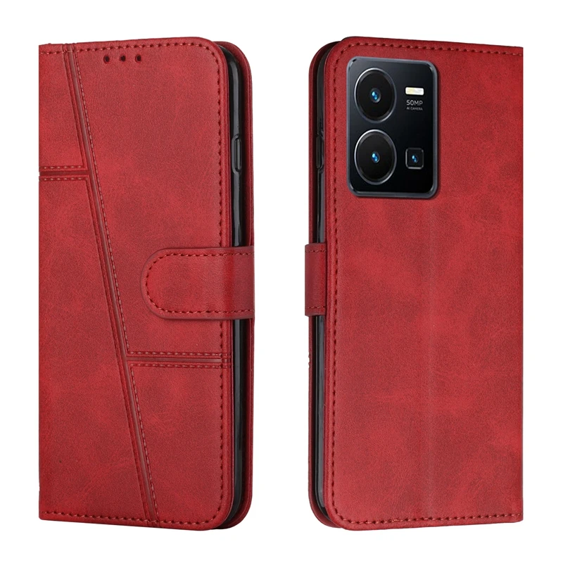 For VIVO Y35 Case Flip Wallet Book Cover for Coque Vivo Y 35 2022 Phone Case VIVO Y22 Y 22S Y55 Y75 5G Y33S Y21 Protective Case