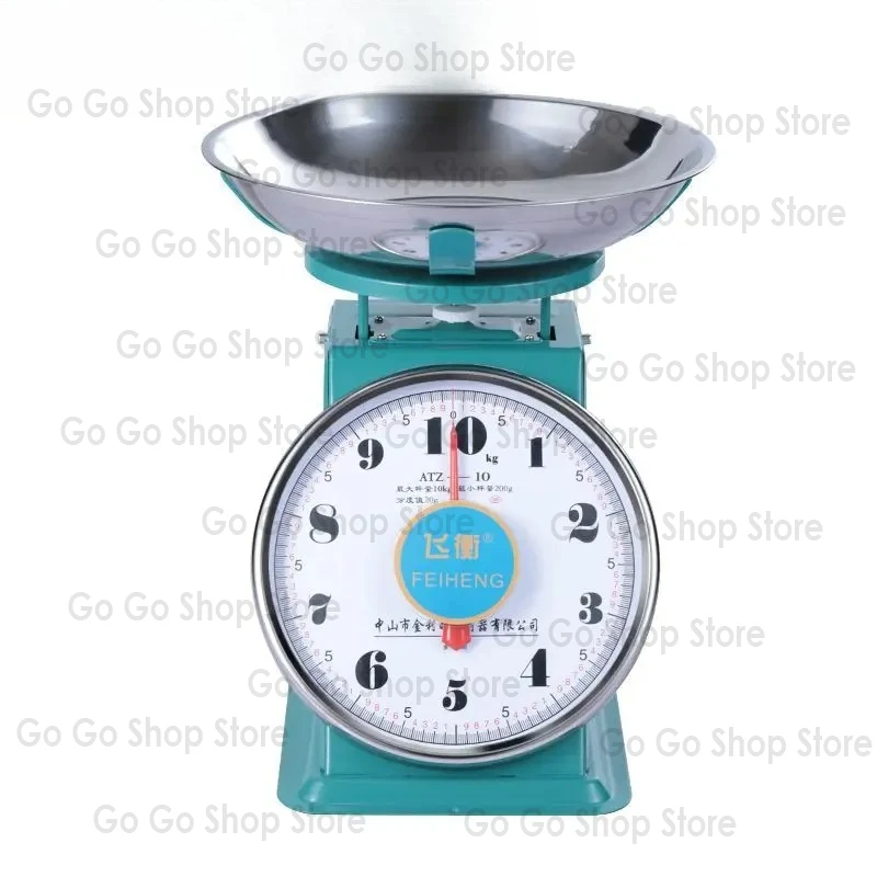 

Plate scale 10kg household food tray plate scale 20 old commercial spring small table with plate