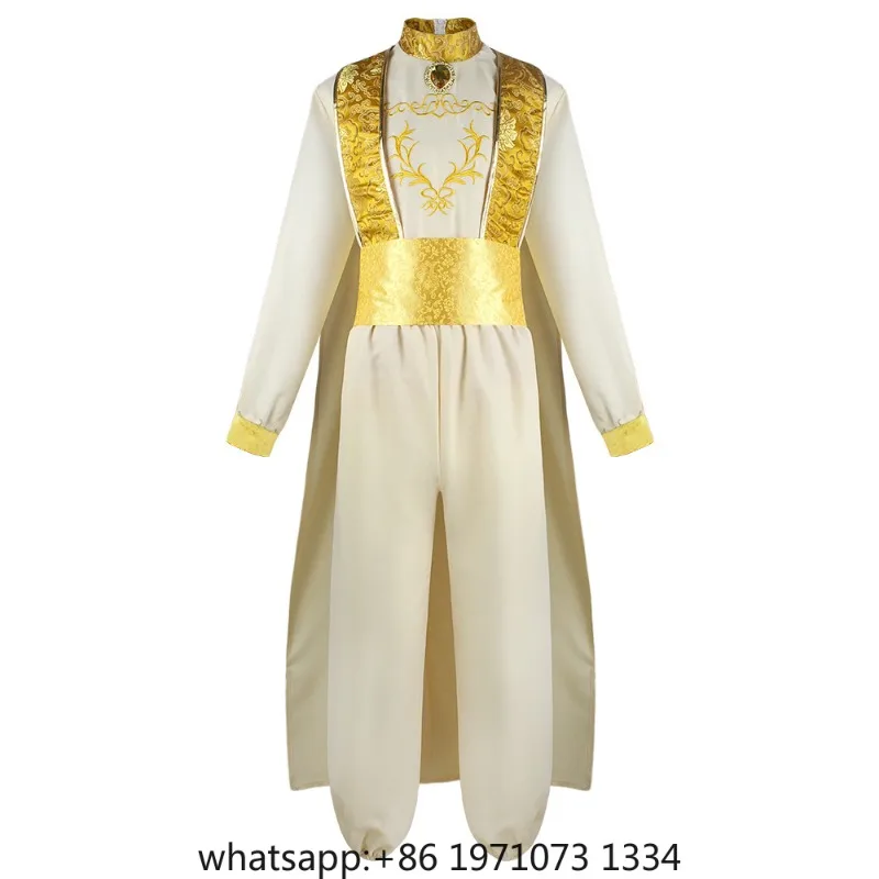 Aladdin Cosplay Costume Outfit Full Set Adult Uniform Halloween Carnival Suit Jasmine Aladdin Costume view 2