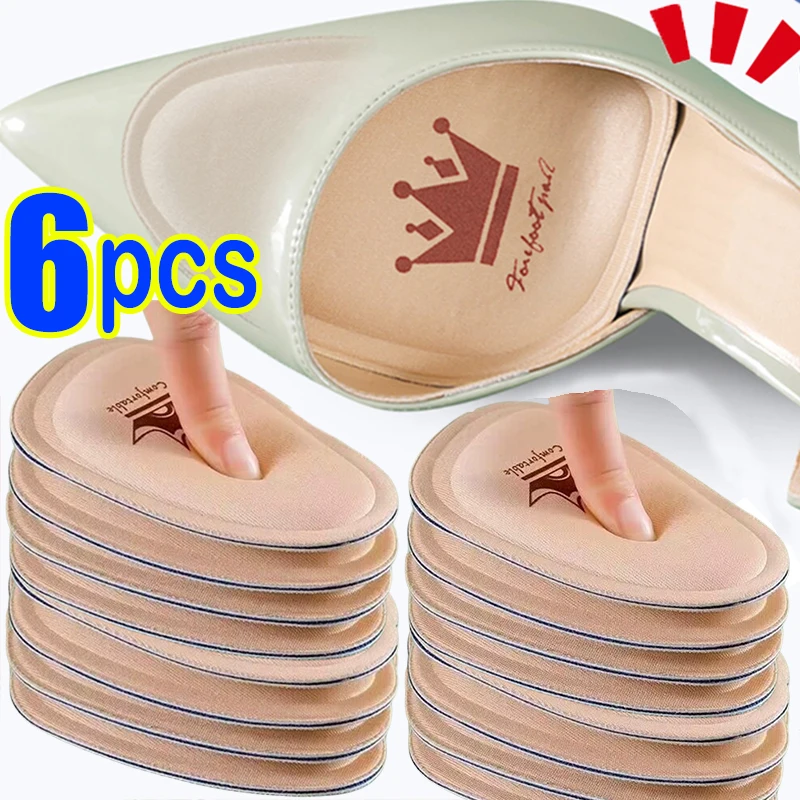 2/6pcs Forefoot Pads Women High Heels Non-slip Pain Relief Insert Half Insoles Front Foot Cushion Foot Care Shoe Pads Insole