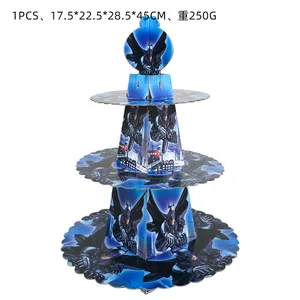 Bir Süper kahraman, Çocuklar için Tek Kullanımlık Sofra Takımı, Yarasa Adam, Bardak, Masa örtüsü, Balon, 3D, Parti, Doğum Günü, Dekor Cadılar Bayramı, Bebek Duşu Kupanın 6 büyük satışı batman 3-d no. 3