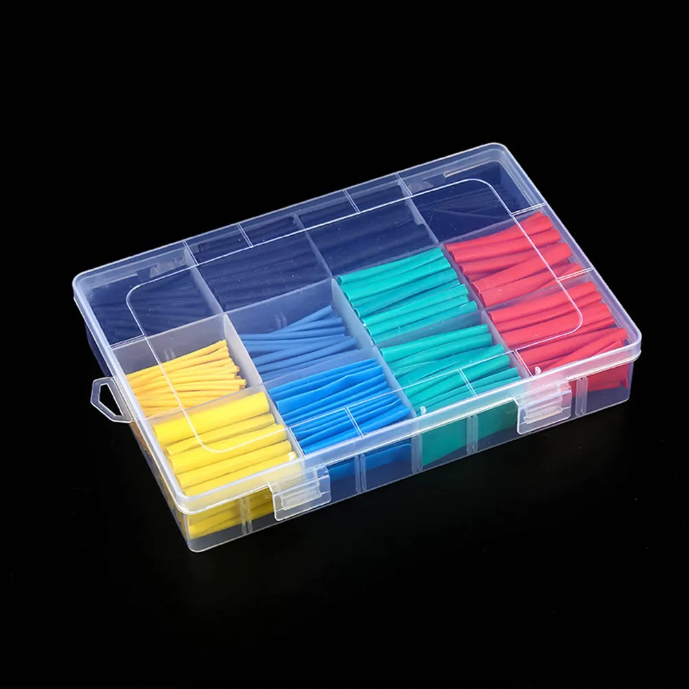 530Pcs Heat Shrink Tube Kit Durable Electrical Wrap Cable Sleeves Insulation Repair Protect Wire Harness Heat Shrink Tube