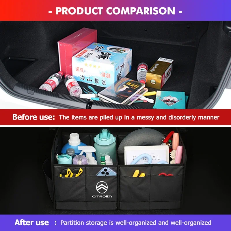 

Car Trunk Storage Organizer Collapsible Toy Food Cargo Container For Citroen Grand Berlingo Jumper Celysee Xsara Picasso
