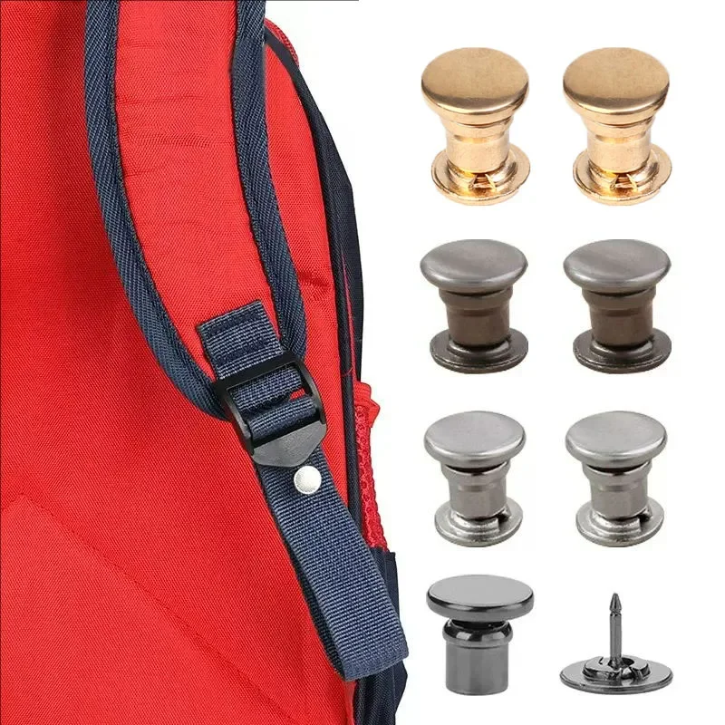 Backpack Shoulder Strap Fixing Button Easy Detachable Straps Shoulder Strap Outdoor Invisible Bag Strap Metal Buckle Accessories