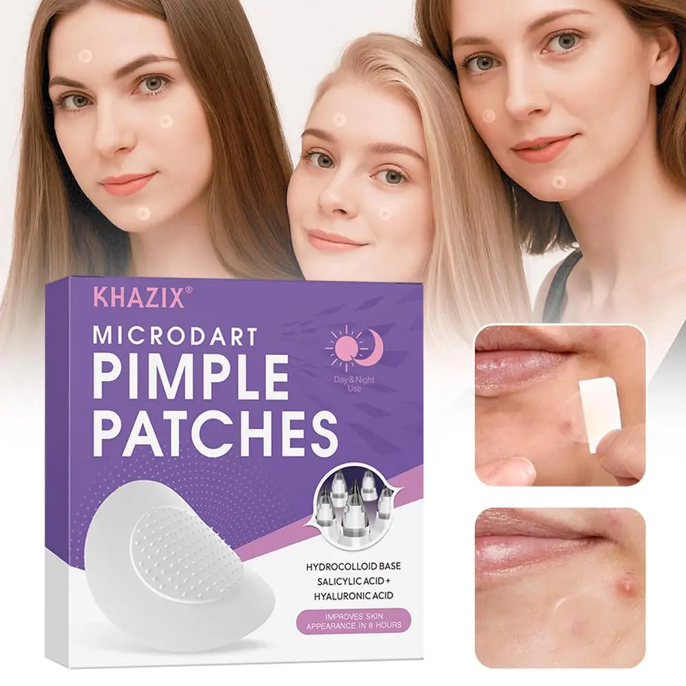Invisible Micro Needle Acne Patches, Hydrocolloid Pimple Patches with Tea Tree Oil for Face Zit & Blemishes & Breakouts Skincare
