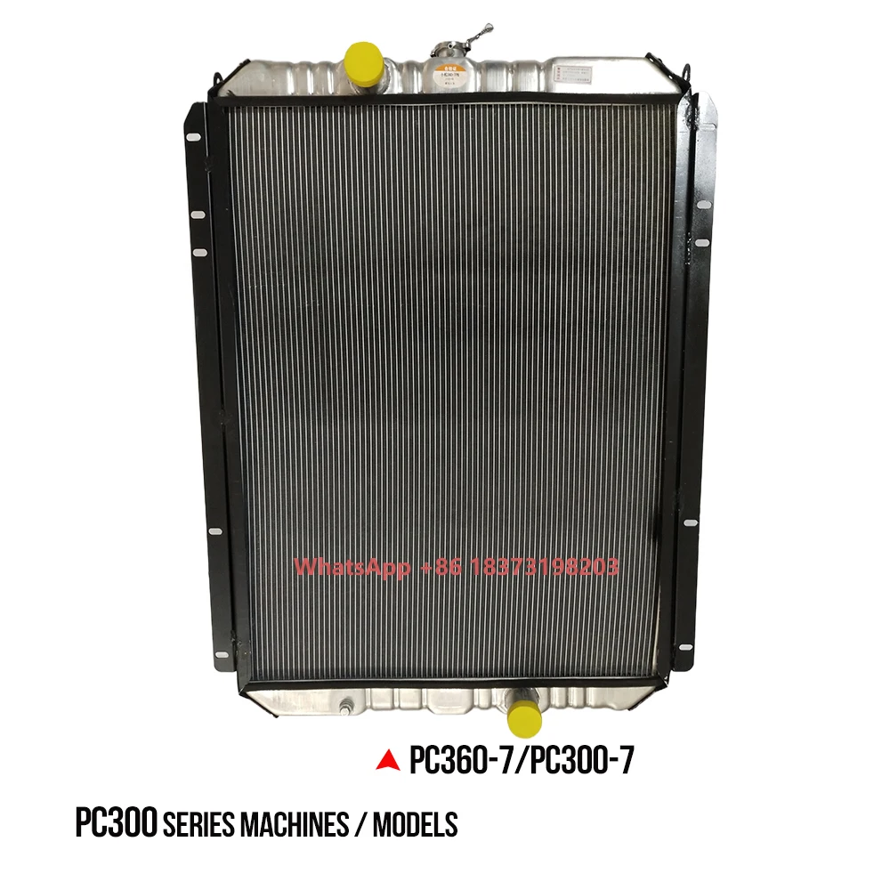 Radiator Core 207-03-71110 2070371110 for Komatsu PC360-7 PC300-7 Excavators Cooling System Replacement Aluminum Water Tank