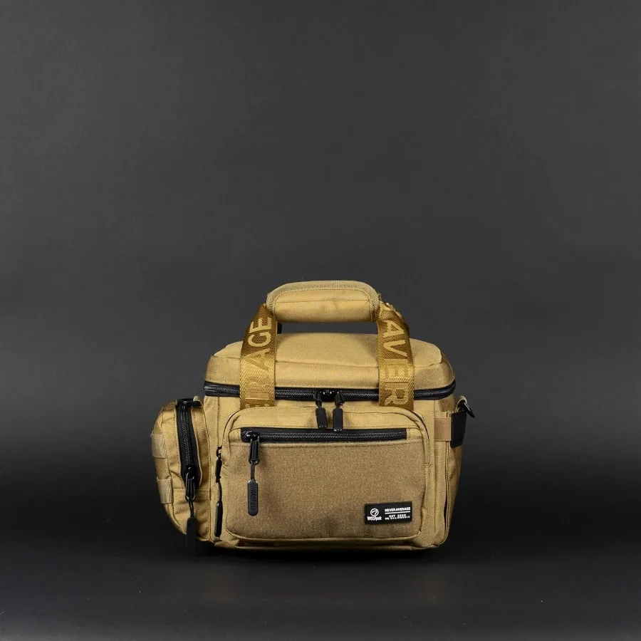 Mini borsa termica tattica per pranzo da 9 litri - Tessuto 1000D resistente all'acqua con tasche multiple isolate MOLLE e pannello patch Ideale per