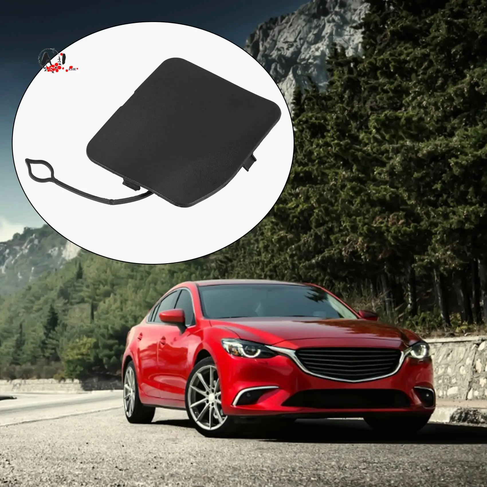 

A10E-Rear Bumper Tow Hook Eye Cover Trim Trailer Cover Cap For Nissan Qashqai J11 2015-2018 85071-DF30A