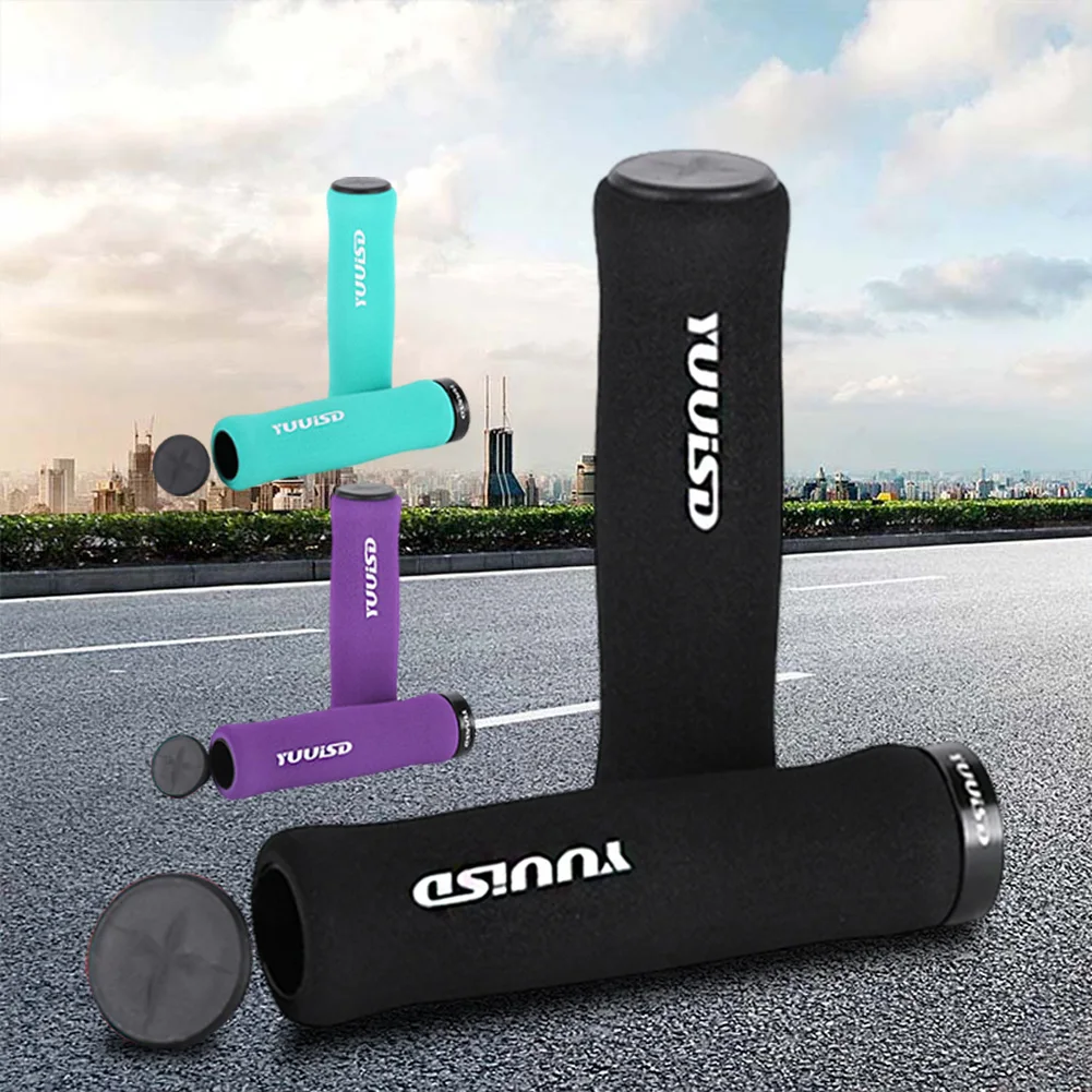 دراجة المقود قبضة المضادة للانزلاق دراجة هوائية جبلية الإسفنج قبضة للصدمات لينة دراجة المقود غطاء دراجة الملحقات