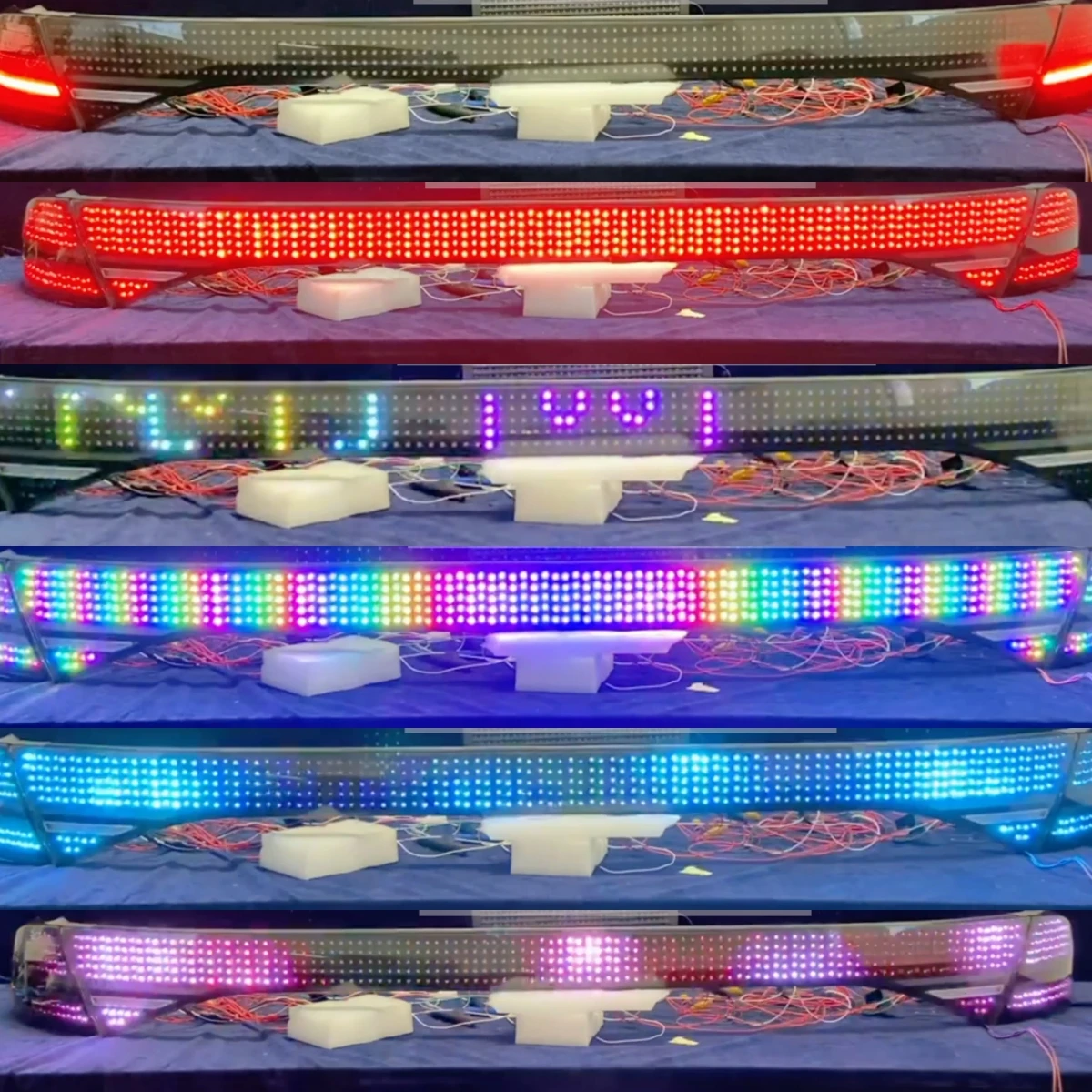 Car Colorful LED Additional BrakeTaillight tail light for Honda Accord 11th with dynamic Turn singal
