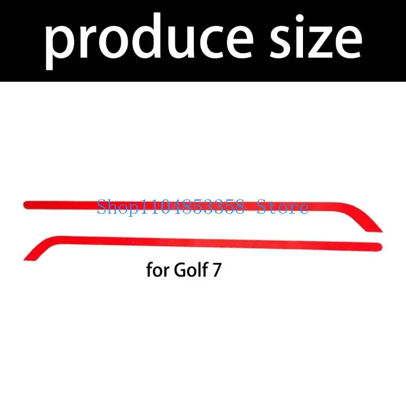 652F Mirror Trim Line Sticker Decoration مقاومة للماء للغولف 7 الملحقات التلقائية #6