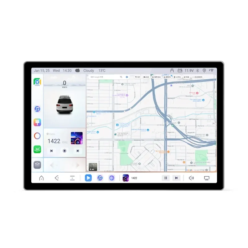 

2din Radio Support 360 Camera Audio Amplifier Head Unit