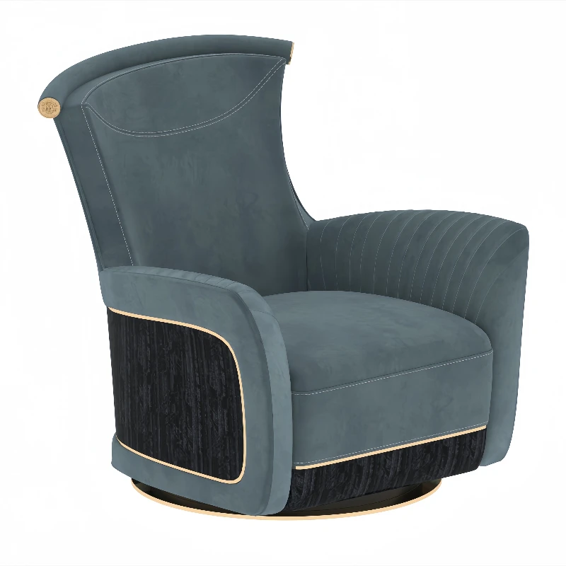 

Губка высокой плотности, диван-кресло для отдыха, роскошное ленивое кресло для гостиной, спальни, кожаный диван из цельного дерева