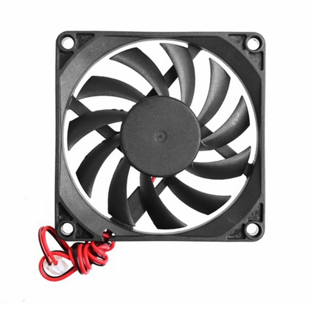 Brushless Cooling Fan 8010 Cooling Fan 5V 12V 24V 2 Pin 80x80x10mm Pc Computer CPU System Heatsink