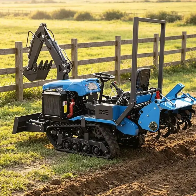 Customized 50HP Paddy Field Rotary Cultivator Mud Harrow Straw Recycling Drip Irrigation Laying Farm Machinery