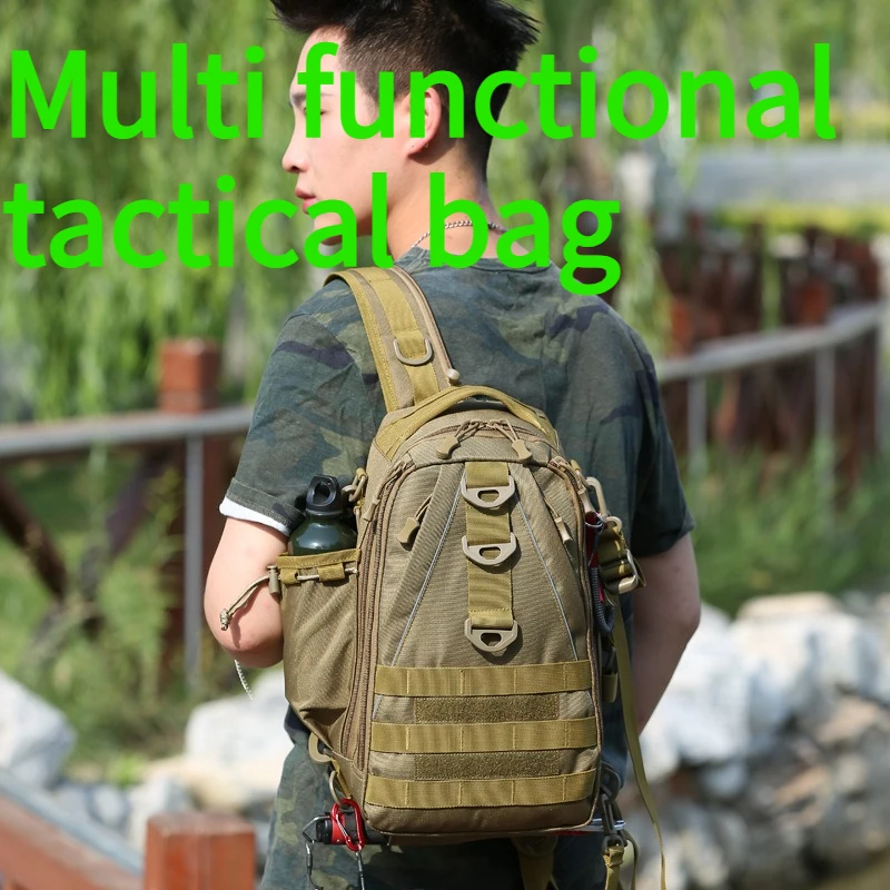 

NEW Functional Single Shoulder Dual-use Backpack Outdoor Tactical Bag Travel Sports Backpack