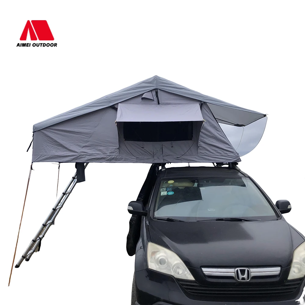 

High Quality 140x310x130CM Outdoor Fleet Group Camping Car Rooftop Tent Windproof Waterproof Anti-Ultraviolet Soft Top Roof Tent