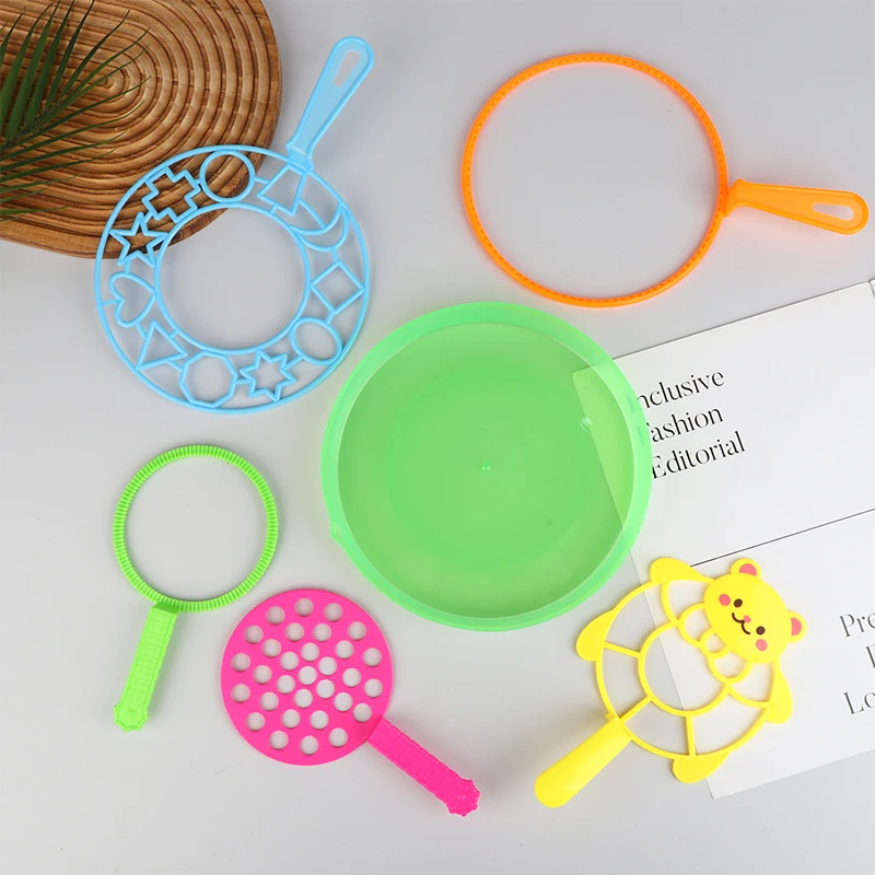 เครื่องทำฟองสบู่ ชุดเป่าฟองสบู่ จานทำฟองสบู่ขนาดใหญ่ ของเล่นกลางแจ้งสำหรับเด็ก สนุกสนาน สร้างความสัมพันธ์ระหว่างพ่อแม่ลูก