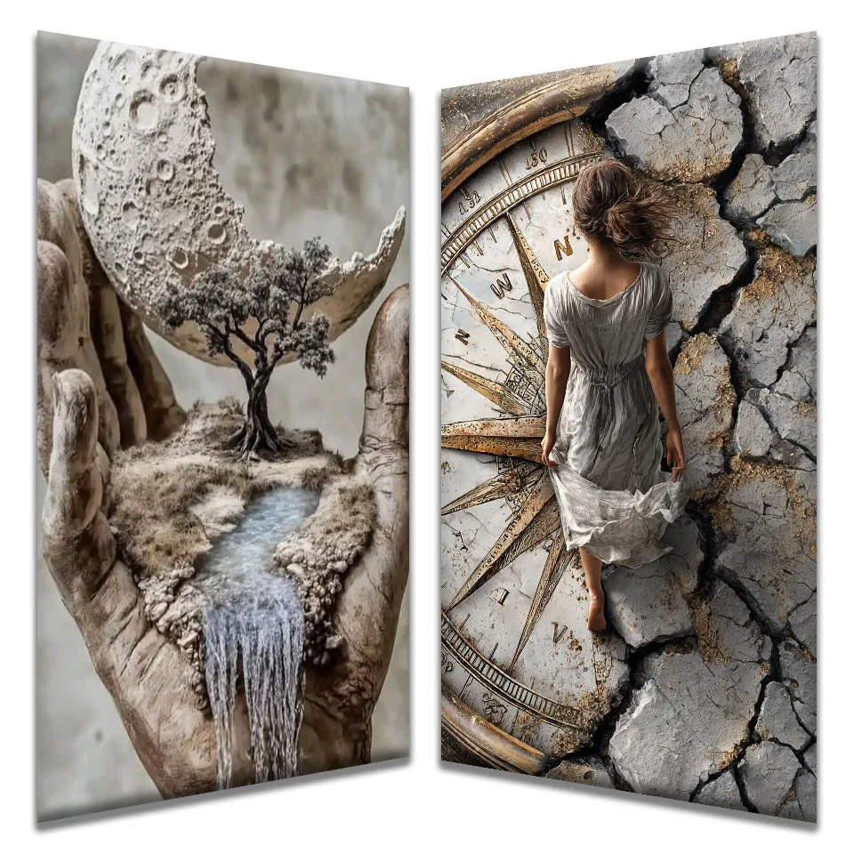 

DIY Diamond Painting Art Kit Surreal Landscape Image 5D Diamond Mosaic Full Square Crystals Cross Stitch Home Wall Decoration