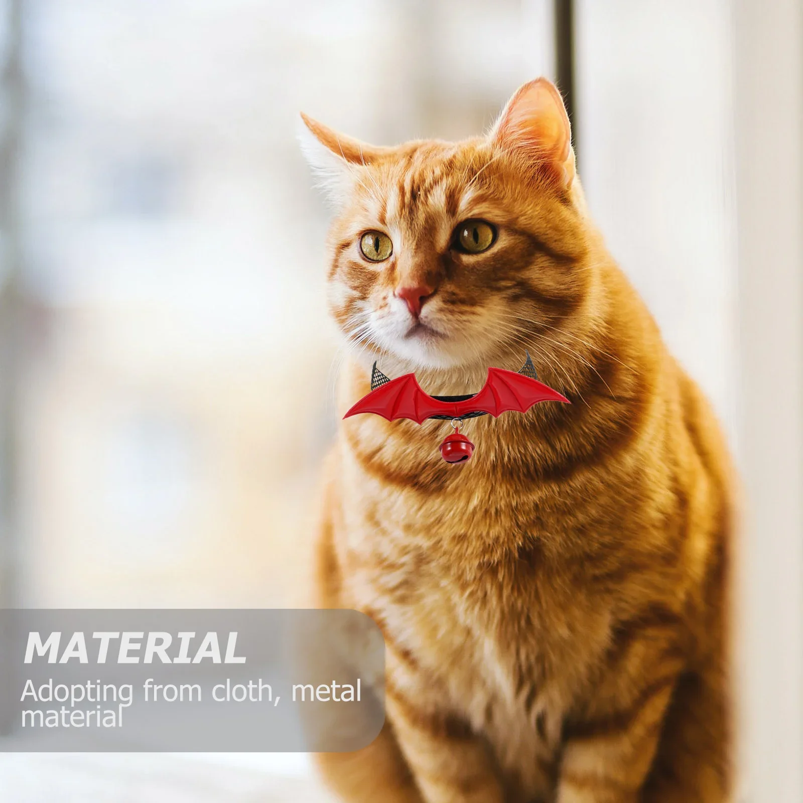 

Halloween Pet Lace Necklace Bell Adjustable Pet Collar Pendant Breakaway For Dogs Pet Grooming Accessories Halloween Decorations