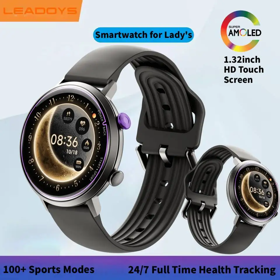 

Leadoys W2 Sports Series Smart Watch HD Screen Bluetooth CallGPSHeart Rate Tracker Waterproof Men's And Women's 2025 New Edition