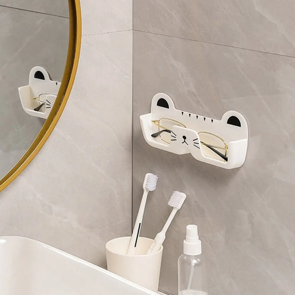 Bathroom Glasses Storage Sunglasses Display Rack Without Perforated Decoration Home Wall Mounted Sunglasses Storage Device