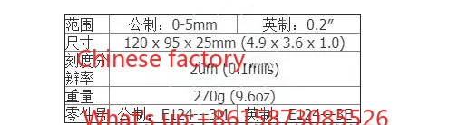 1pcs U-K Elcometer E124-3M Surface Thickness Meter Mechanical Rou-ghness  Thickness Meter Film Thickness Meter