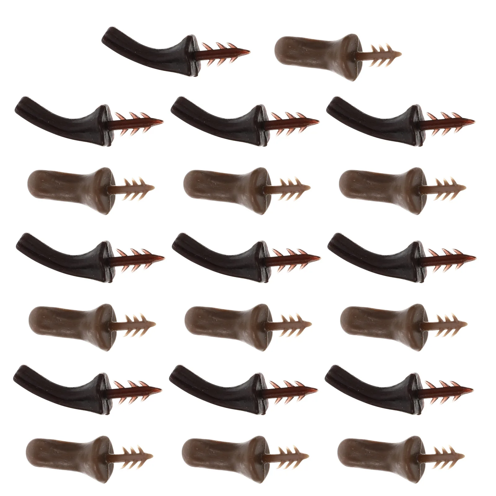 

100 pcs Plastic Pumpkin Stem Handle Halloween Decoration Accessories Easy Install Foam Pumpkins Practical