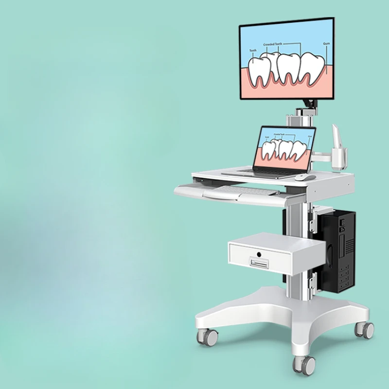 

Tool cart for treatment, medical small cart, oral mobile cart, dental oral scanning cart, Xianlin Bintai