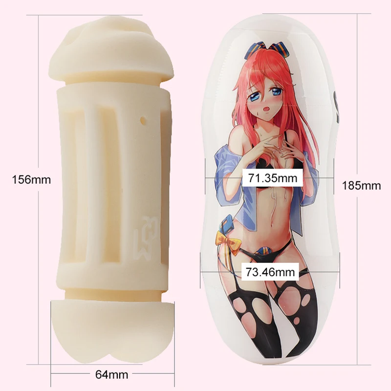 Dual Channel Automatic Anime Airplane Cup Men‘s Double-head Masturbators Adult Sex Toys For Men