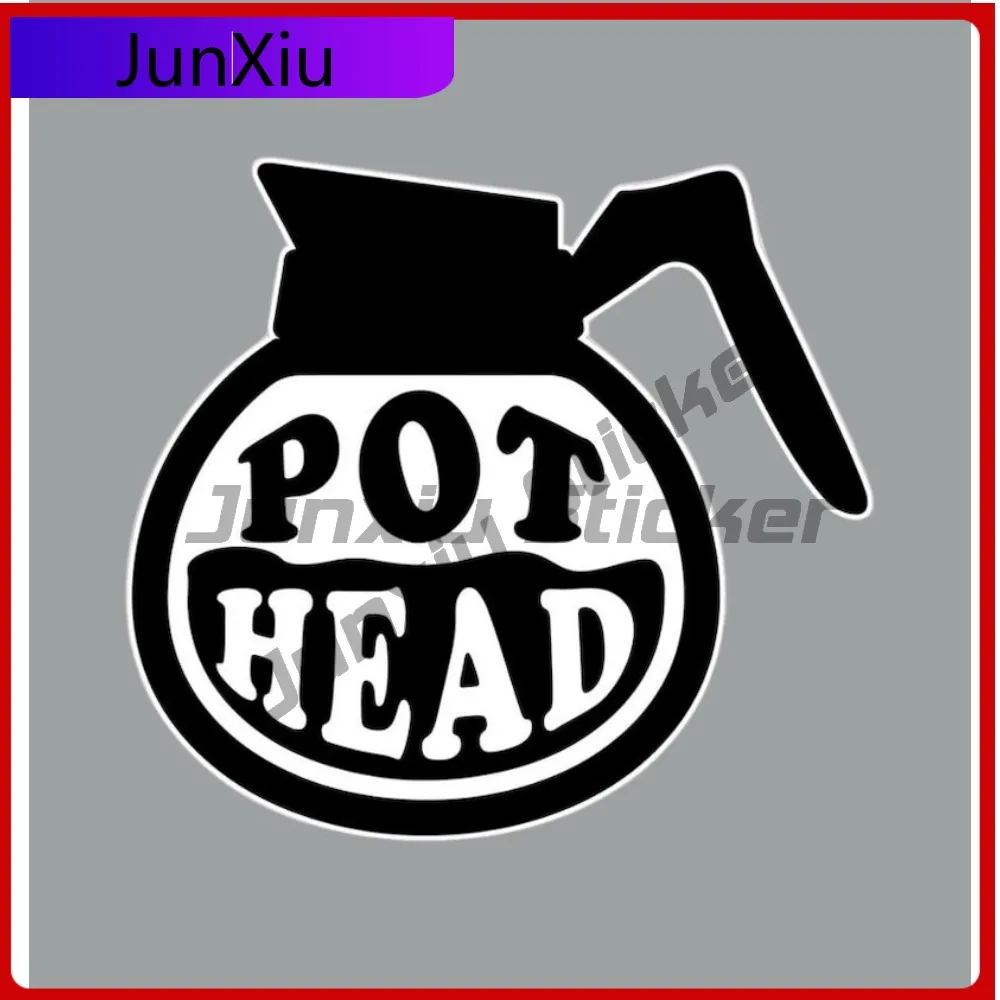 Coffee Pot Head Scratch-proof Exterior Sticker Ebike Fridge Bumper Truck Laptop Sticker Custom Decals Vinyl Decal Pvc Stickers