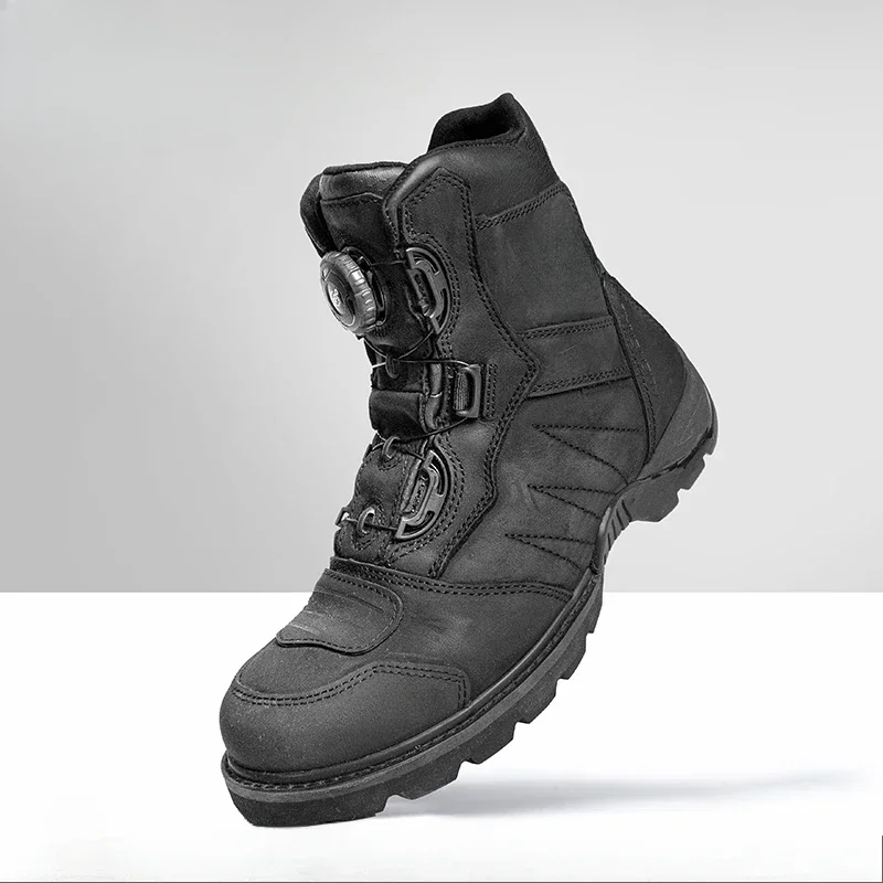 The product can be customized. Motorcycle pull boots anti-drop waterproof riding shoes