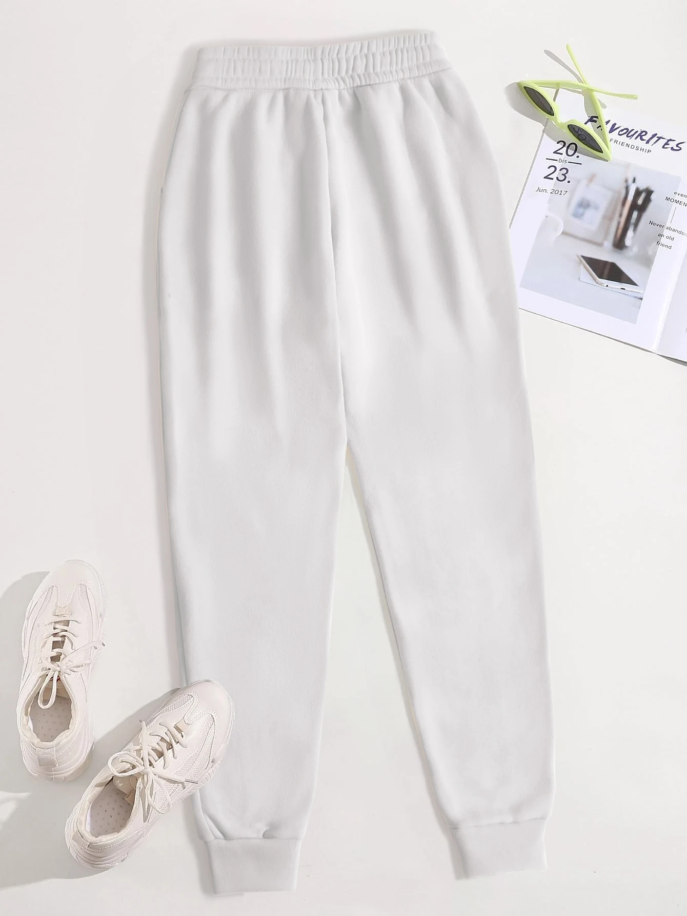 Black Cat Scratch Printed Men Autumn Warm Sweatpant Casual Basic Pants Drawstring Pocket Sweatpants Trendy All-Match Sportpants