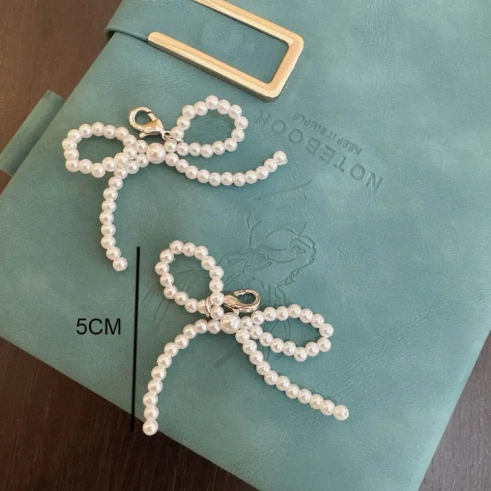 활 진주 열쇠 고리, 수제 스니커즈, 신발 버클, 비즈 활, 패션