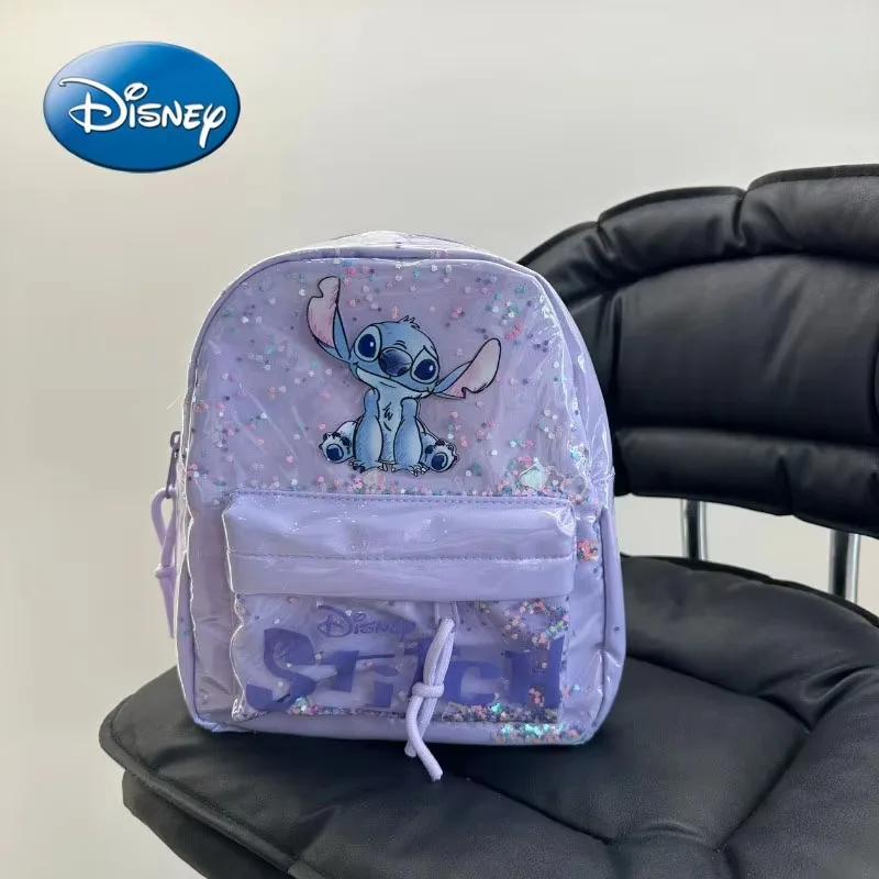 Disney New Cartoon Mickey Cute Backpack Women's Minnie Canvas School Bag Fashion Large Capacity Backpack Girls Mochila