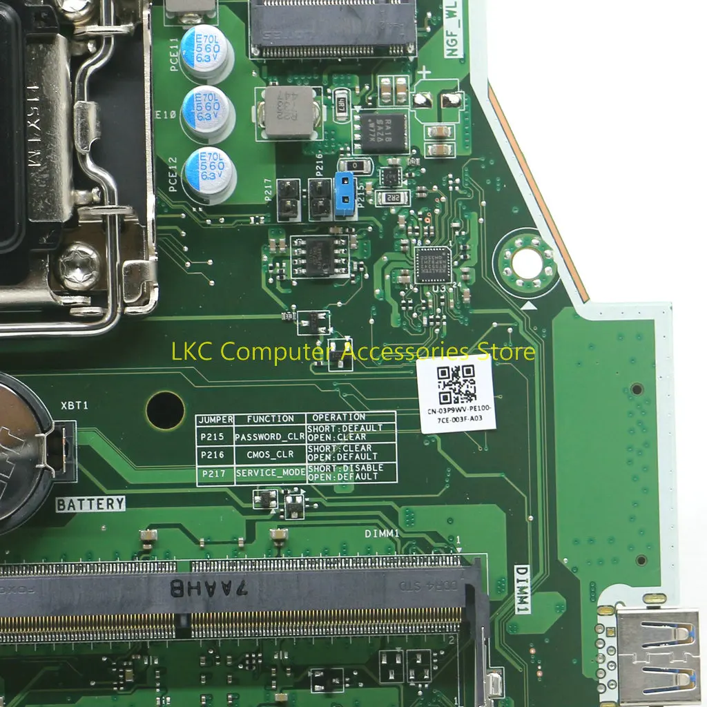 New FOR DELL Optiplex 5250 AIO All-in-one Motherboard IPKBL-SM 3P9WV 03P9WV CN-03P9WV with Graphics Card MB 100% Tested