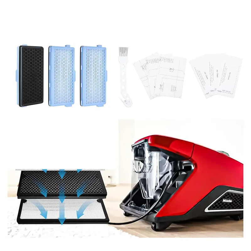 MENGAPA Filter Pengganti untuk Penyedot Debu Compact C1 & C2, Lengkap C2 & C3,S8340, S8360, Filter Perlindungan Motor HEPA