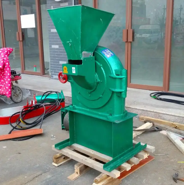 Fodder Processing Small Corn Hammer Mill / Pig Chicken Feed Crusher