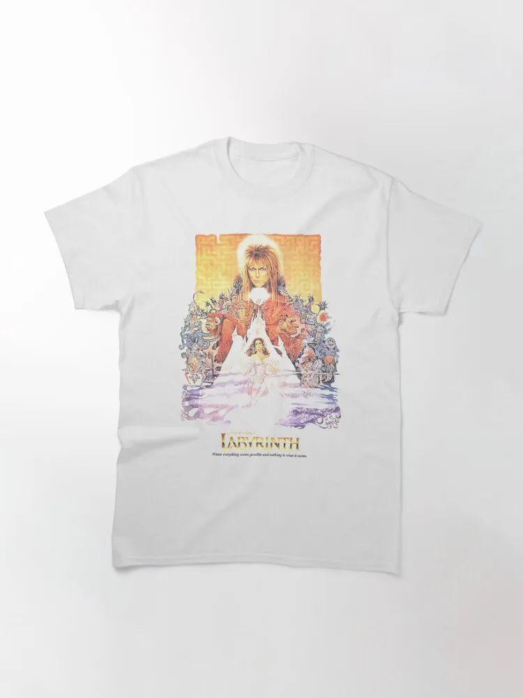 Labyrinth Classic T-Shirt Casual O-Neck Tee Shirts Streetwear