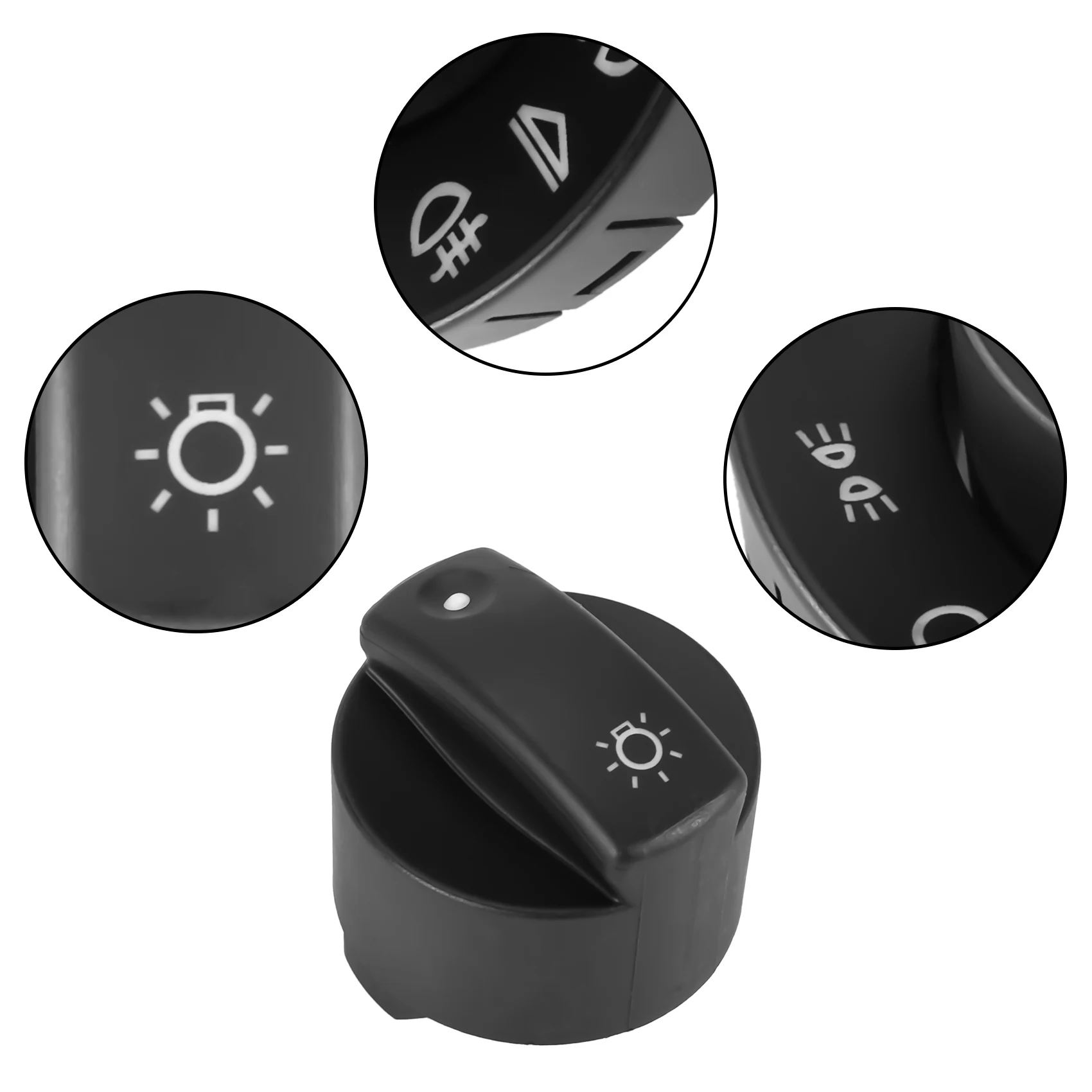 Top-Rated Car Headlight Fog Switch Cover For A4 B6 B7 / Headlight Dimmer Switch / Dashboard Dimmer