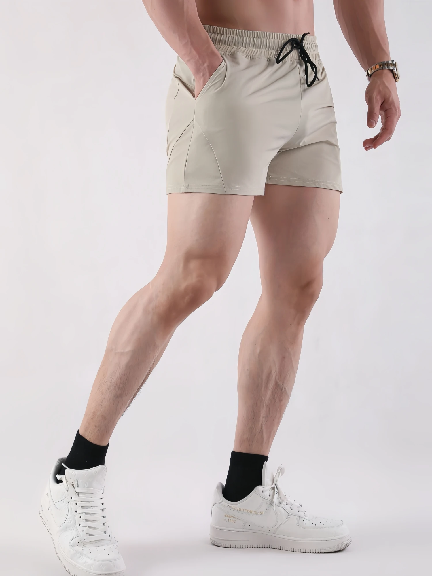 

New American Sle Thin Baskeall Running Athletic orts Men's Training Tee Punching Pants Qui Dry Fitn orts