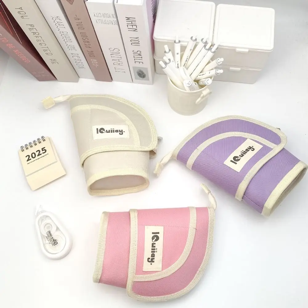 Органайзер для канцелярских принадлежностей, вертикальная сумка для канцелярских принадлежностей, сумка для хранения ювелирных изделий, мягкая большая сумка для ручек, большой вместительный школьный пенал ярких цветов