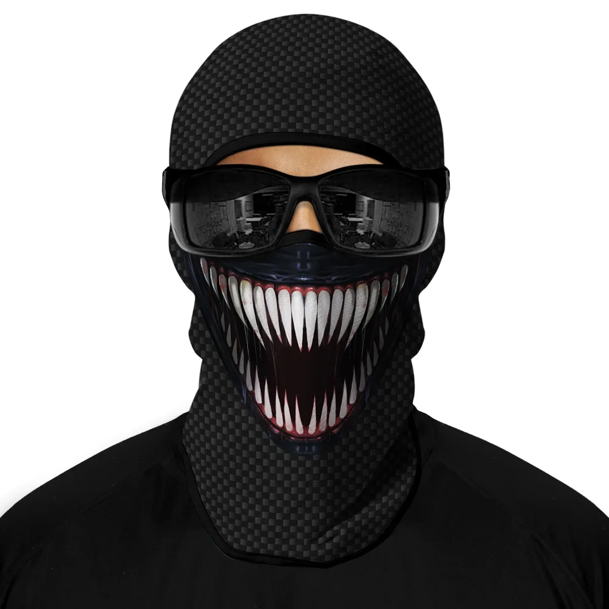 Motorcycle Balaclava Caps Ghost Skull Mask Full Face Cover Airsoft Game Cosplay Mask Headgear For Riding Skiing Outdoor Sports