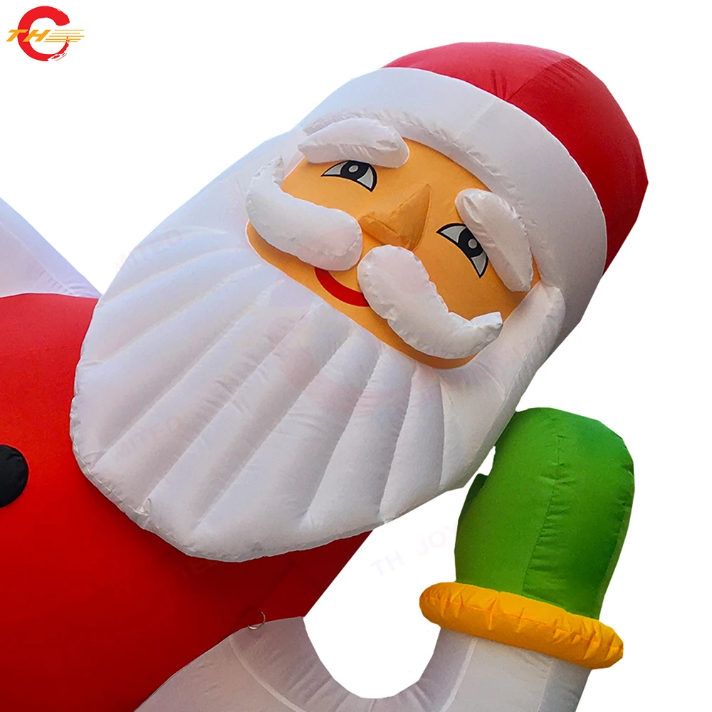 

Fast Shipping Inflatable Santa Claus Lying on Ground Christmas Inflatable Santa Father Outdoor Advertising Decorations Cartoon