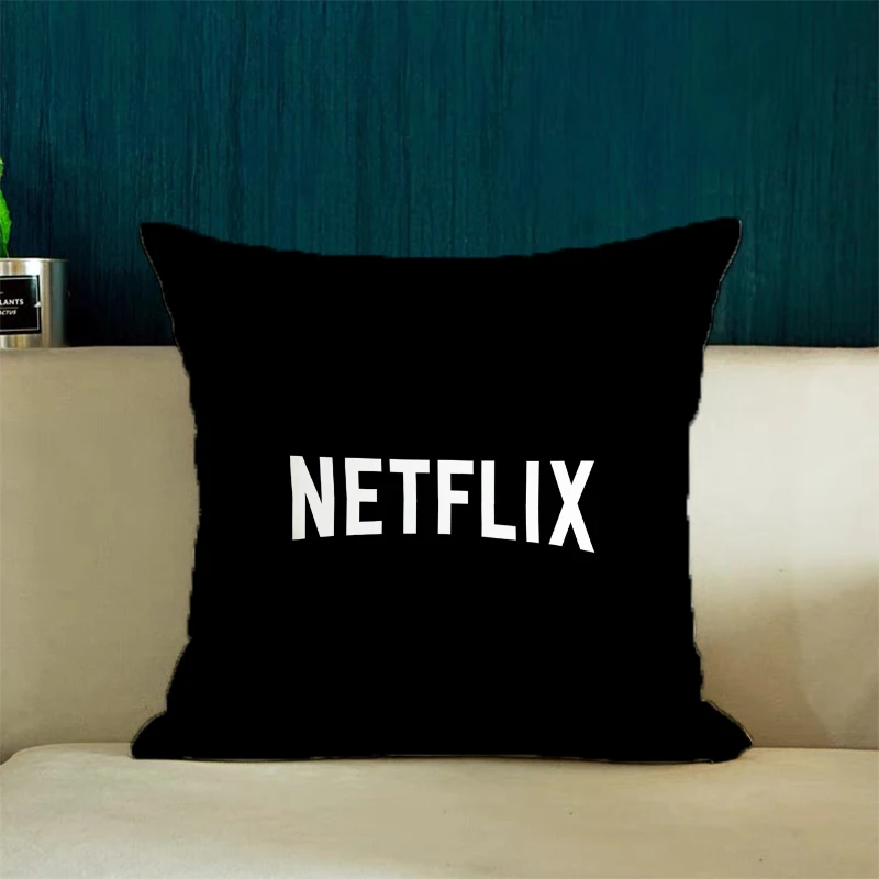 Decorative Pillow Cover for Living Room Cushions N-Netflix Pillowcases for Pillows 45x45 Cushion Cover Home Decor Pillowcase Bed