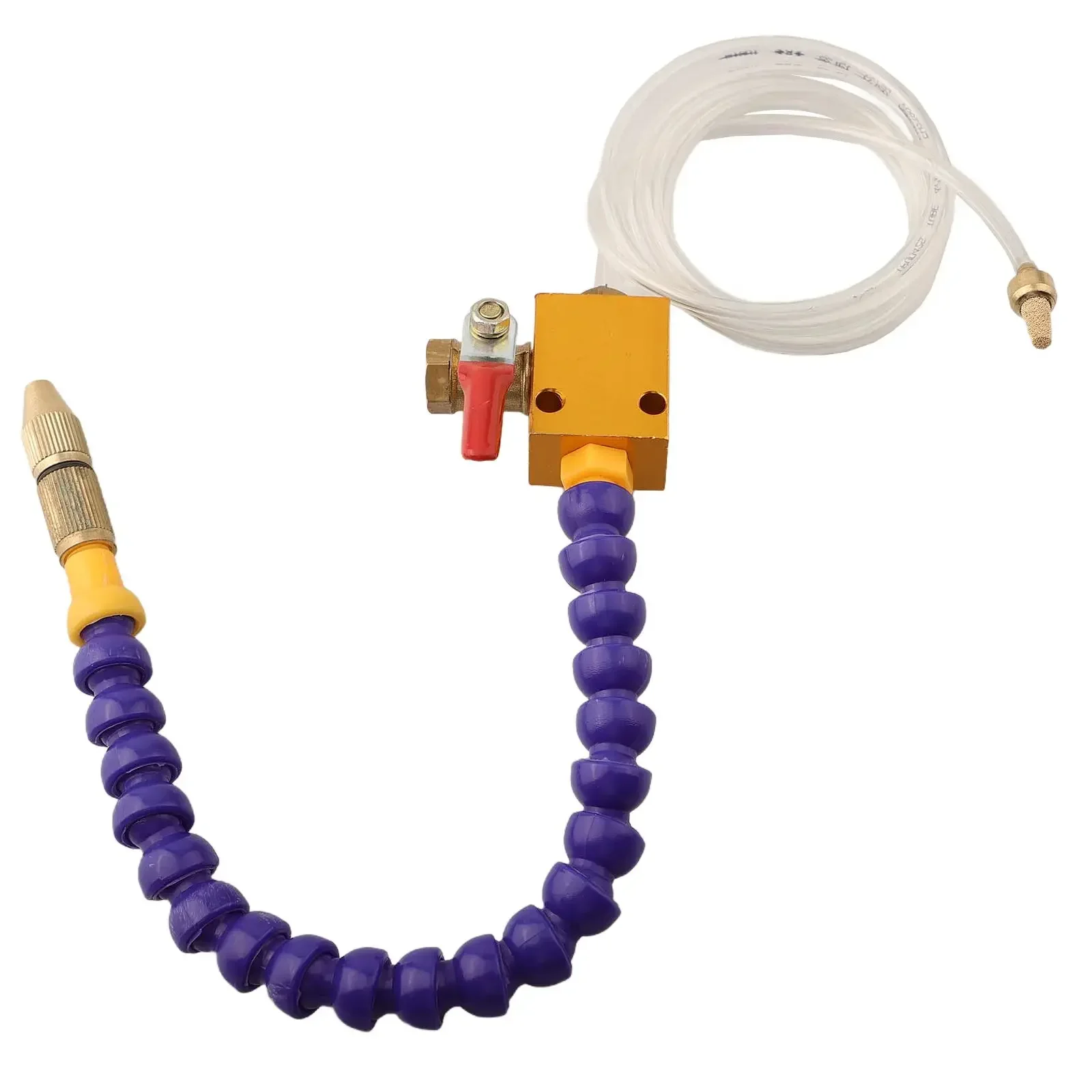 CNC Lubrication Lubrication Spray System Control Airflow Switch Cooling Effect Metal Debris Removal Machining Workpieces