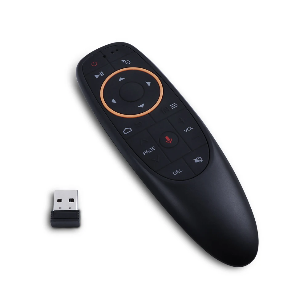 

G10S Air Mouse Voice Remote Control 2.4G USB Receiver for Android TV BOX PC Gyro Sensing Mini Wireless Smart Remote