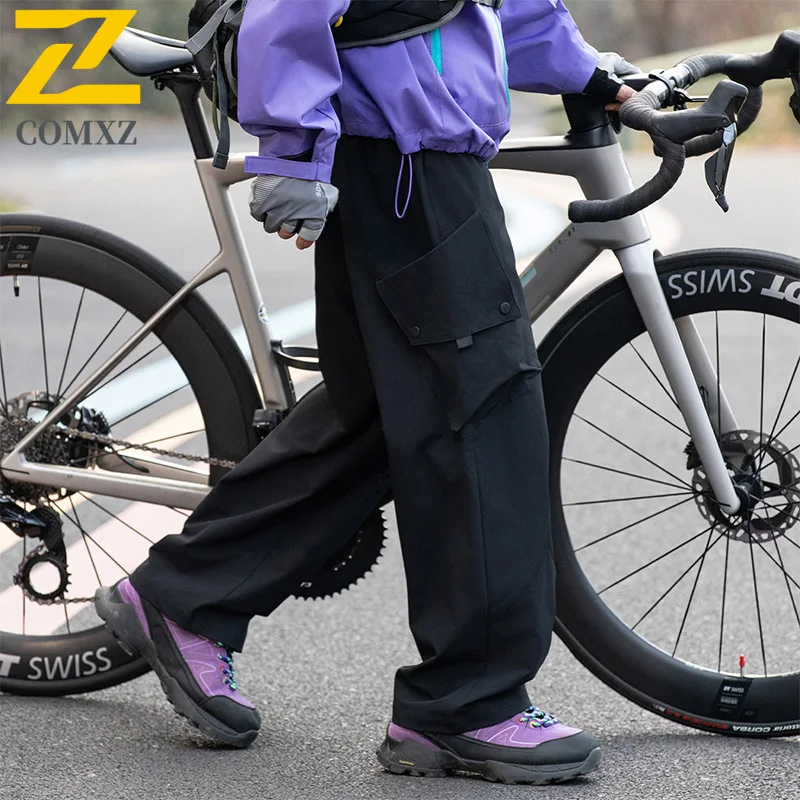 Branded Men's Cargo Pants New Autumn Lightweight Durable Trousers Outdoor Camping Cycling Rock Climbing Trendy Versatile Pants