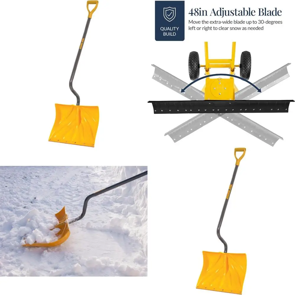 مجرفة ثلج مريحة مقاس 18 بوصة مع قبضة مريحة لسهولة إزالة الثلوج في الشتاء