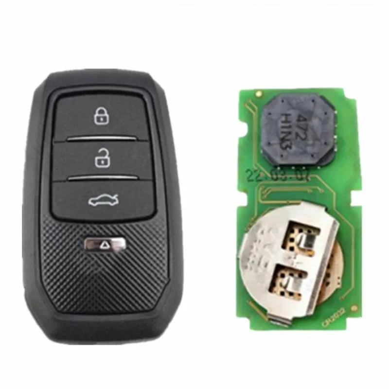 5PCS/LOT Xhorse XSTO01EN TOY.T for Toyota XM38 Smart Key with Key Shell Support 4D 8A 4A